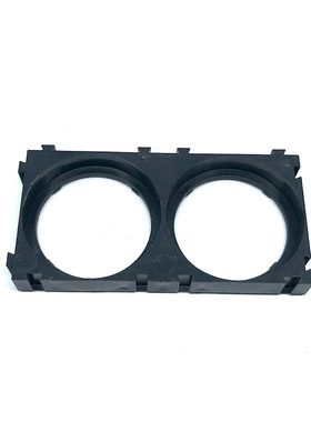 32140中比电池锂电池拼接支架1x2可拼接锂电芯电池支架万能33.3孔