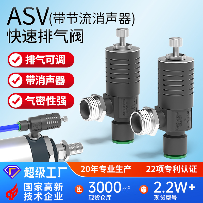 SMC型快速排气节流阀ASV