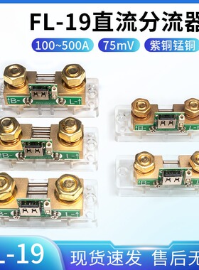 培正FL-19直流电流表纯铜分流器采样器0.5级精度50A100A-500A75mV