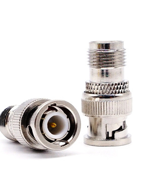 射频同轴连接器TNC母转BNC公转接头 TNCK转BNCJ 铜质