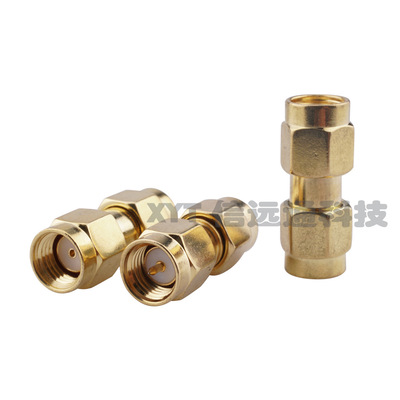 同轴射频连接器SMA公转公双通