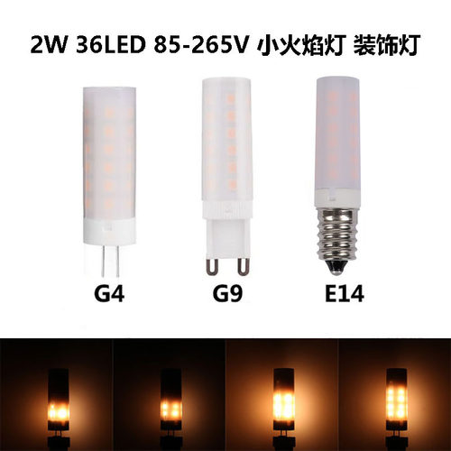 LED火焰灯G4G9E14120V220V真动态