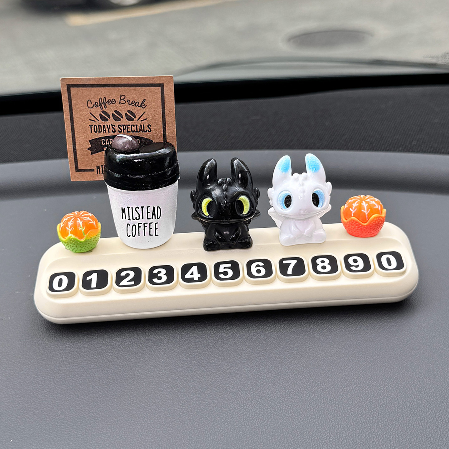 汽车临时停车号码牌创意摆件