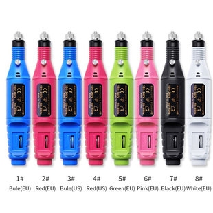 1 Set 6 Bits Nail Art Drill File UV Gel Remove Sanding Buffe