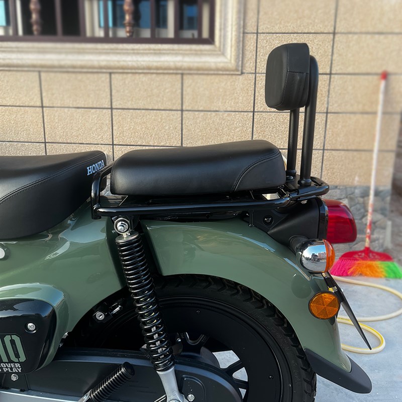 适用于本田CC110 幼兽110 改装后靠背摩托车后座靠背乘客靠背配件