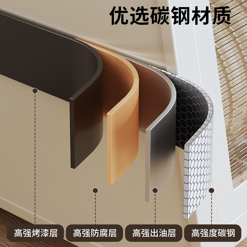 厨房餐具收纳碗柜小型家用放碗碟台面多功能防尘翻盖双层沥水碗架