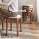 全实木凳子家用可叠放餐椅餐桌凳板凳软包方凳圆凳客厅沙发凳矮凳