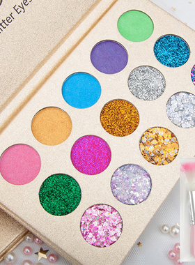 Green Forest韩国特制 儿童小孩子宝宝幼儿园舞台亮晶晶无毒眼影