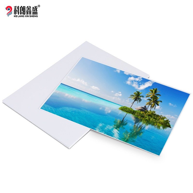 厂6科朗鑫盛双面铜版纸喷墨a版亮光双面喷墨铜4纸2销0g高光相片品