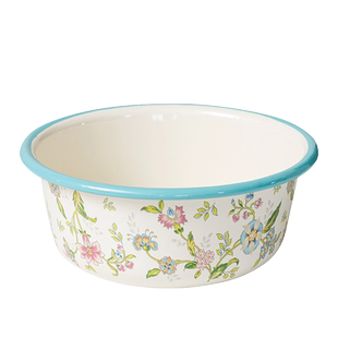 搪瓷盆食品级加厚珐琅和面凉拌料理专用非陶瓷新款厨房家用高颜值