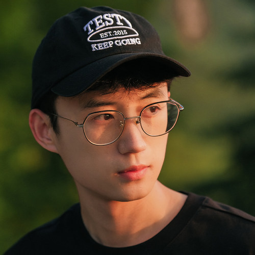 testv棒球帽日常男女四季弯檐