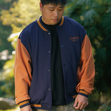 TESTV起源系列复古拼接棒球服 上装外套夹克