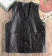 春秋新款 马夹背心男士 真皮皮衣马皮马甲百搭复古擦色做旧短款 修身