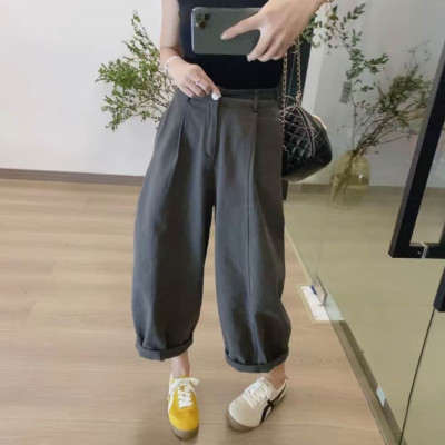 早秋九分休闲裤萝卜裤女显瘦百搭