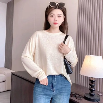 薄款长袖T恤女2025新款防晒衫