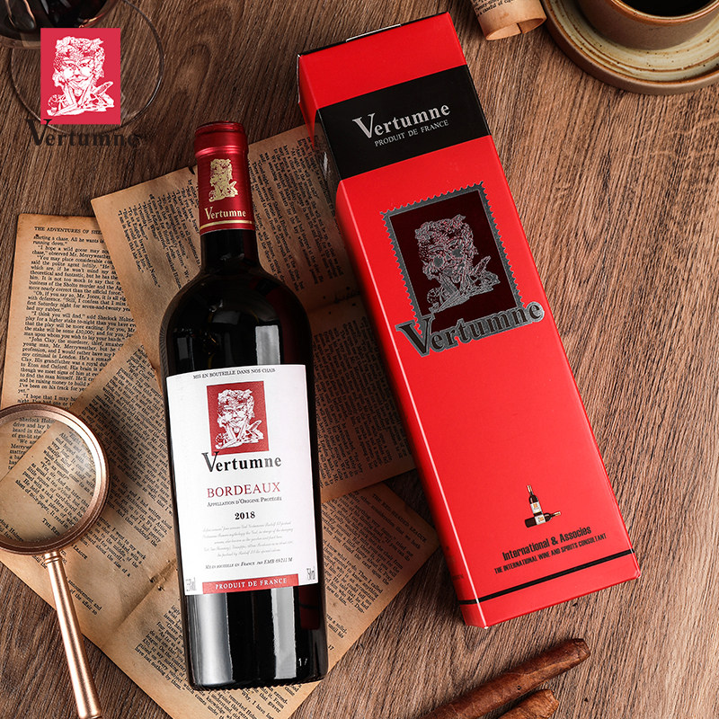 威郡四季神法国进口红酒甜型葡萄酒女士红酒果酒礼盒赤霞珠单瓶