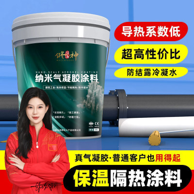气凝胶保温涂料纳米隔热胶反射漆