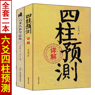 全套2册 白话易学阴阳五行天干地支 六爻八卦全息论 四柱预测详解