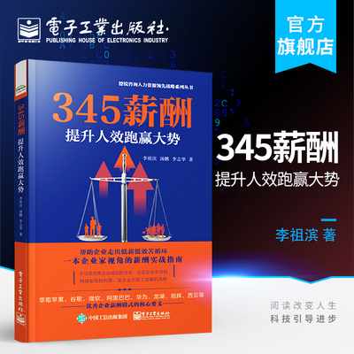 官方正版 345薪酬 提升人效跑赢大势 管理咨询实践经验 薪酬管理