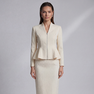 复古法式 BRAND 新款 MEI连衣裙假两件秋季 掐腰高端小香风长裙