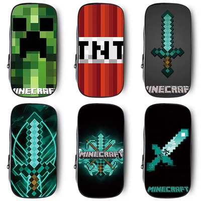 儿童小学生女文具盒2020年新款男孩硬壳笔袋我的世界大容量铅笔盒