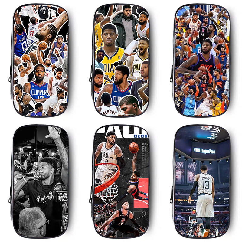 NBA快船保罗乔治泡椒笔袋铅笔袋