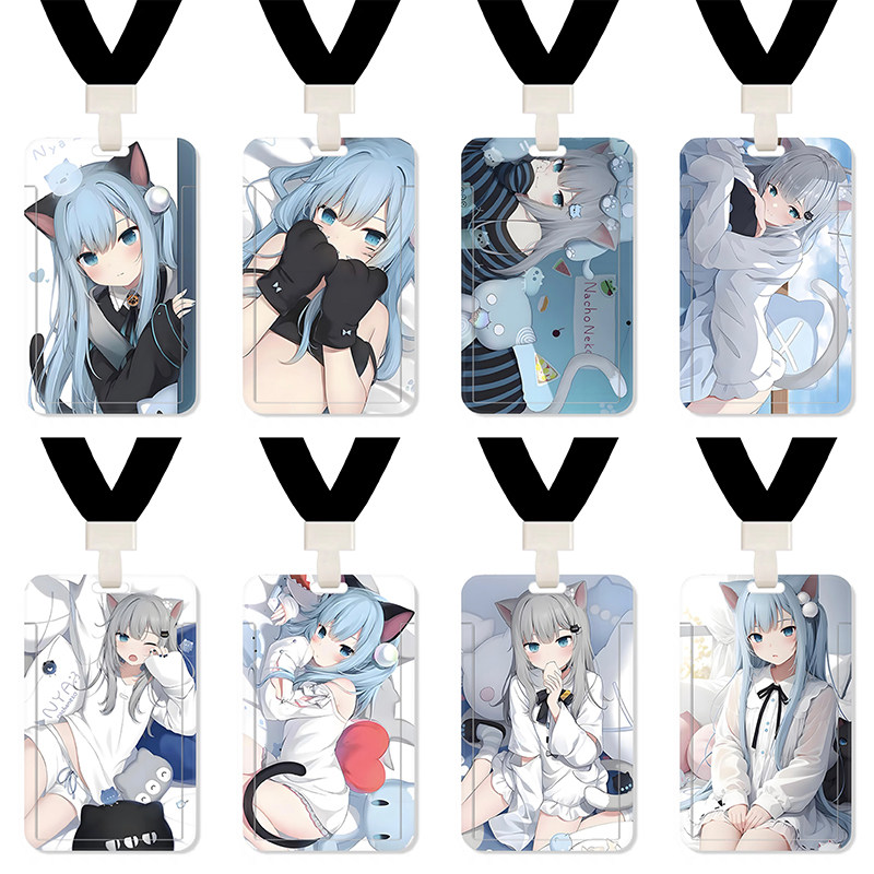 猫羽雫C日系软妹二次元卡套带挂绳校园饭卡公交卡工厂牌门禁动漫,文具电教/文化用品/商务用品,卡套/证件套,淘宝优惠券,粉丝福利购,淘宝优惠卷