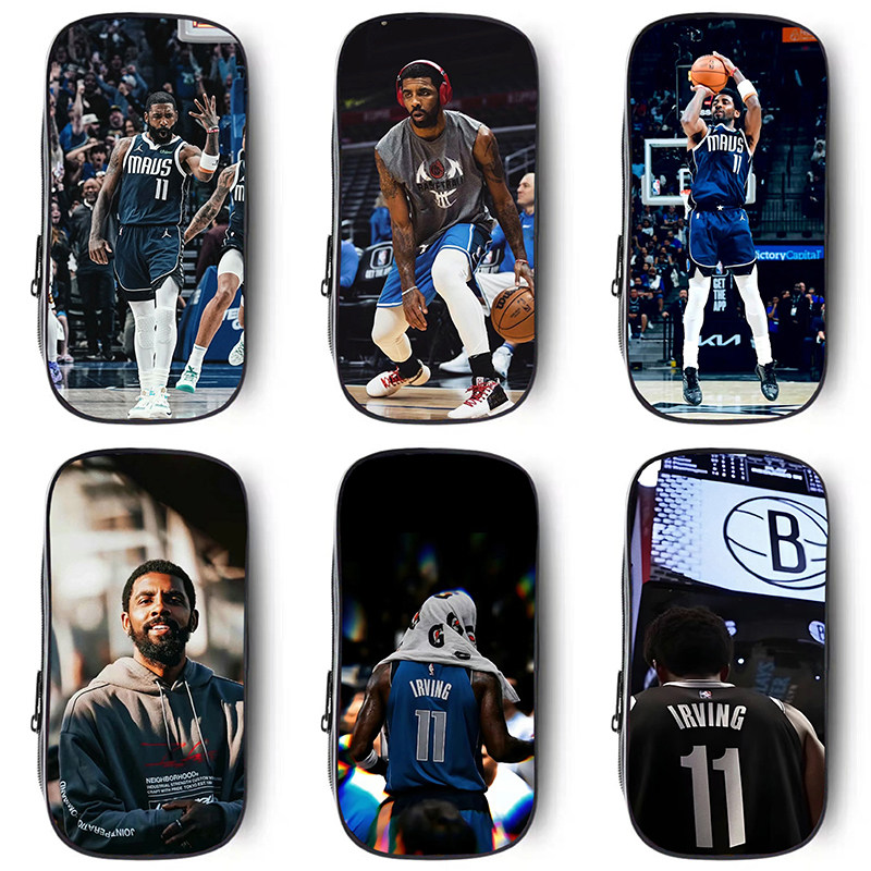 nba笔袋独行侠凯里欧文德鲁大叔篮球星文具盒小学生文具袋铅笔袋