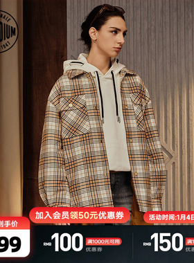 PALLADIUM帕拉丁冬季保暖宽松时尚百搭男女款短棉服1010508