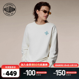 PALLADIUM帕拉丁上装简洁大方趣味男款圆领卫衣1012762