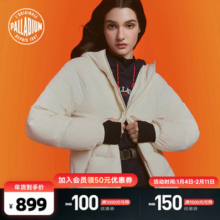 PALLADIUM帕拉丁上装时尚潮流连帽高领女款羽绒服1911909