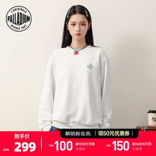 PALLADIUM帕拉丁上装 圆领卫衣1013492＆1013493 鸢尾花刺绣男款