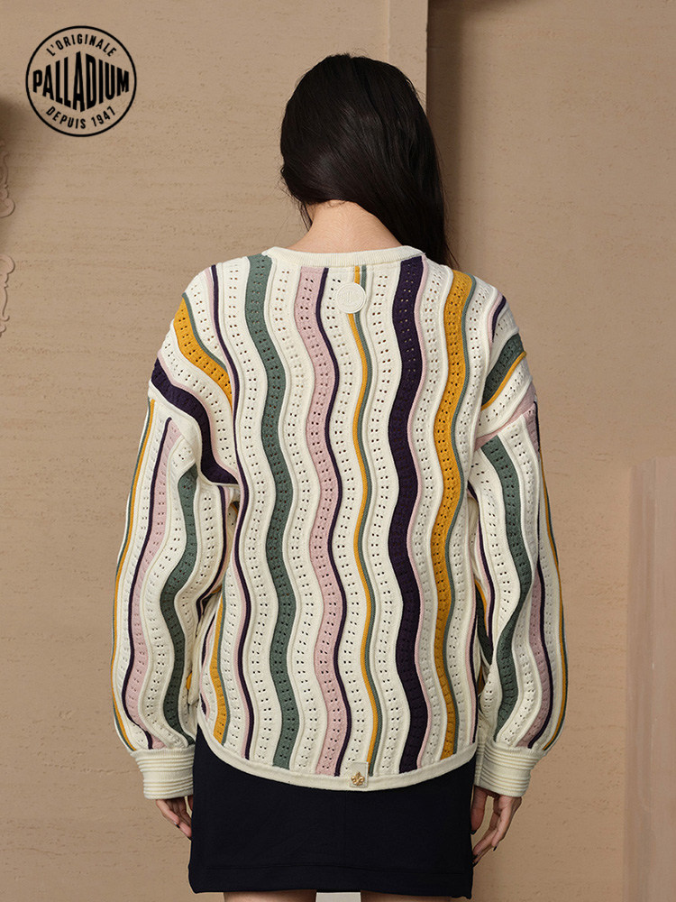 [탄젠치동시리즈] PALLADIUM PALADIN 루즈긴팔 스트라이프버튼스웨터 ??1910330