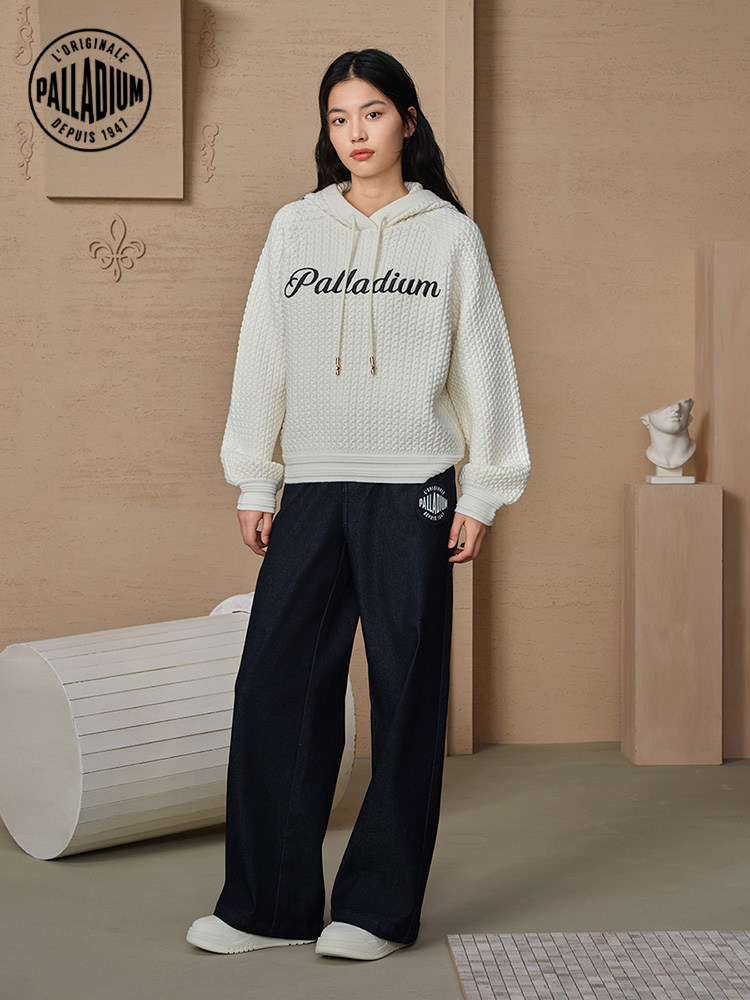 PALLADIUM 팔라딘 스웨터 라운드 넥 루즈 멋쟁이 긴 소매 무지 다용도 스웨터 199774