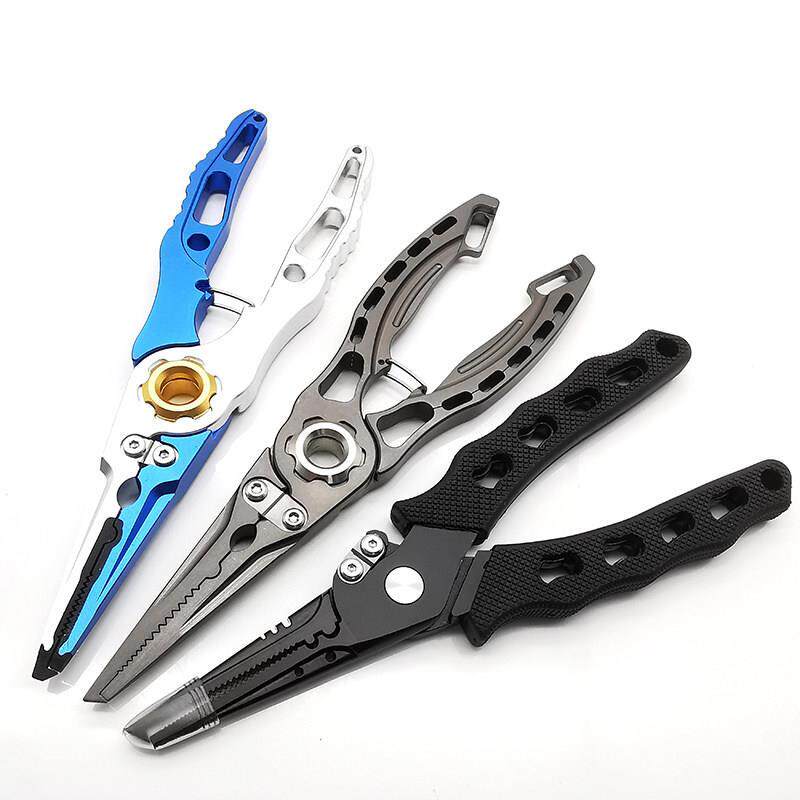 鹰嘴航空铝多功能路亚钳钓鱼钳子剪鱼线钳摘钩钳太空铝钳开双环钳