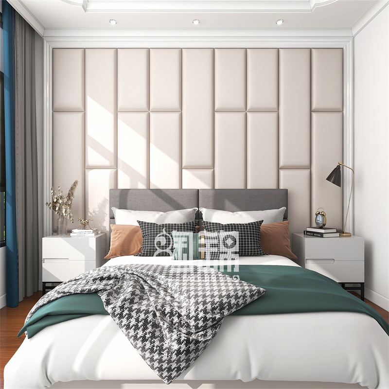新品自粘b定制欧式现代简约卧室床头软包背景墙床头板