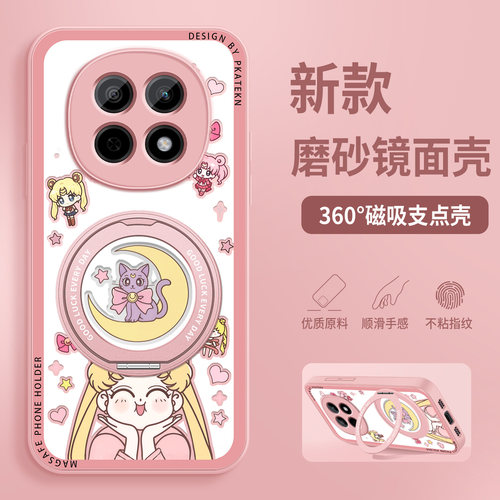 适用oppoa5手机壳新款美少女a5pro镜面a5活力版带支架a3i超薄A3Pro磁吸a3活力版保护套防摔磁吸5G硅胶硬外壳