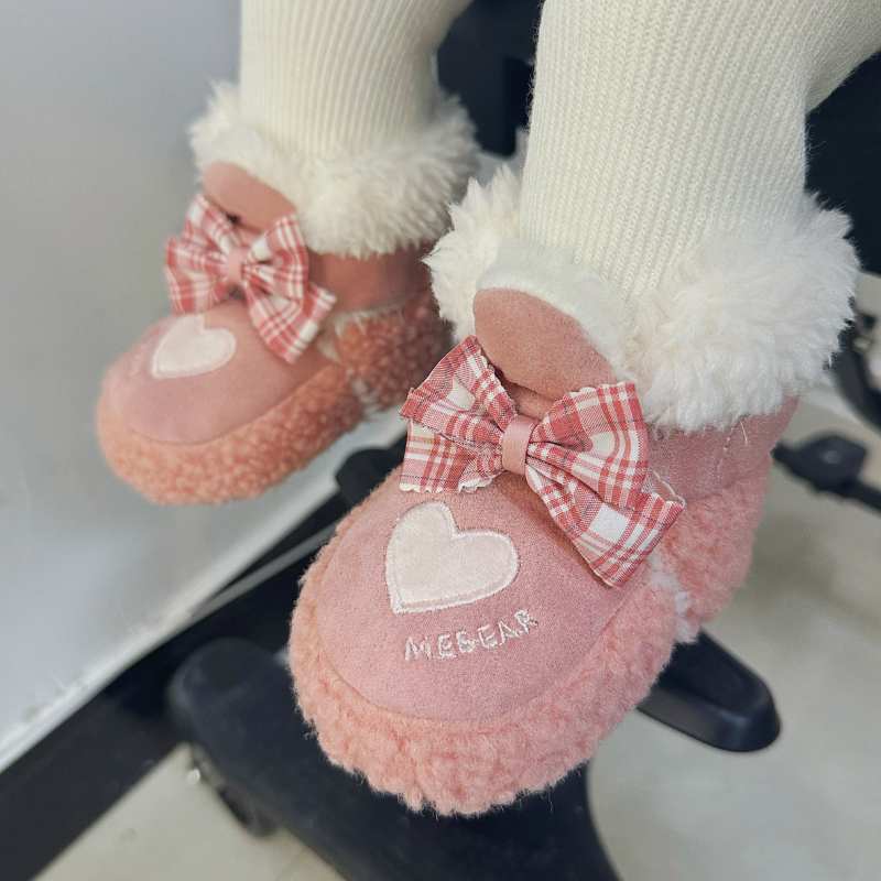 冬季婴儿棉鞋保暖软底