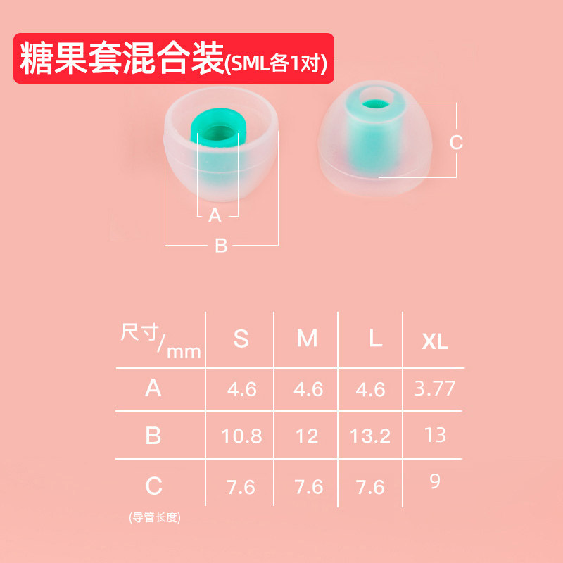 thumbnail for DUNU Dayinke SS set candy set bucket set vocal silicone set in-ear earplug set