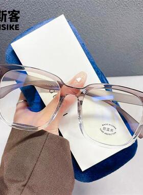 新款TR超轻无螺丝大框防蓝光男女同款平光镜 潮可配镜30169
