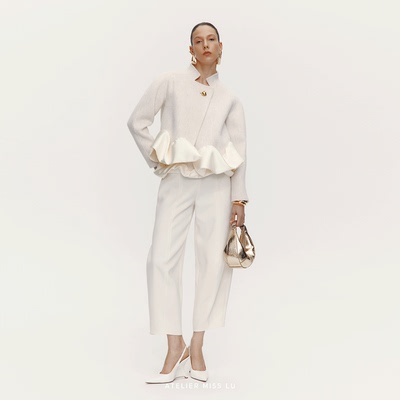 【正品保证】AtelierMissLu【北欧冬絮】秋冬绵羊毛双面呢短外套