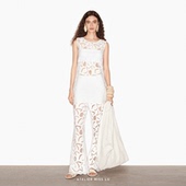 2024春夏光影镂空蕾丝微喇宽松长裤 AtelierMissLu 日出维纳斯