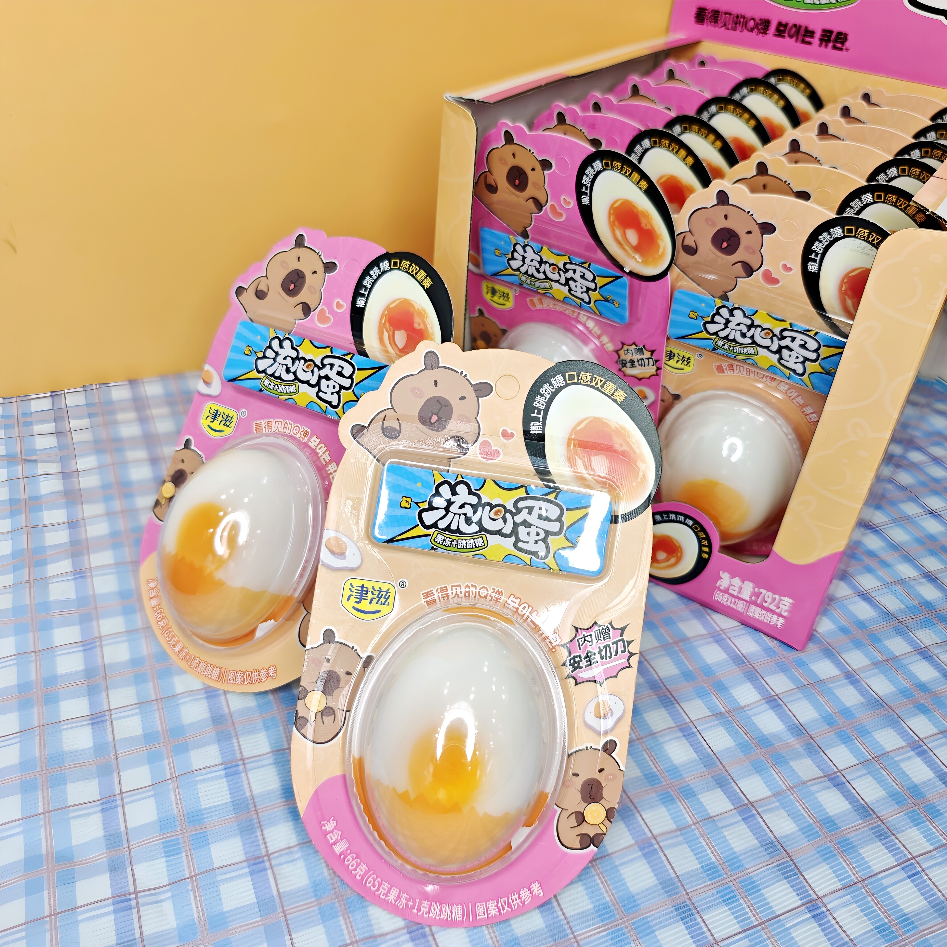 津滋冻干糖冻冻糖网红酥脆混合口味水果造型糖高颜值创意分享糖果