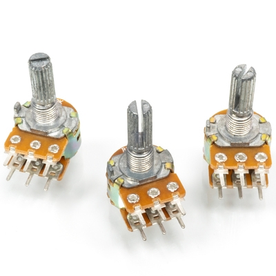 音量20mm6。WH148柄K长脚双联B20KB10K/电位/功放电位器控制B50K