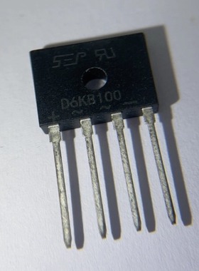 D4KB100 D6KB100整流桥堆 4A 6A 1000V扁桥  原装现货 RoHS直插