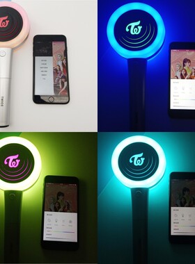 twice二代蓝牙应援灯APP蓝牙连接棒棒糖荧光棒周边应援棒官方同款