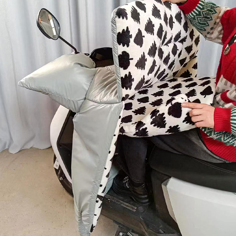 睡衣法兰绒电动车冬季加厚挡风被