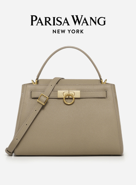 Parisa Wang包包女Madison麦迪逊大号手提包斜挎包轻奢通勤牛皮