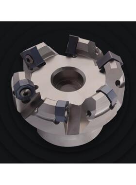 数控45度铣刀盘快进给飞刀盘重切削平面面铣刀16角ONMU050505刀片