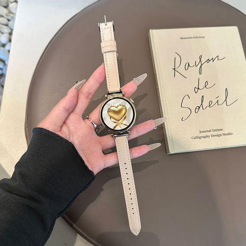 适用华为GT手表秋冬针扣皮质表带